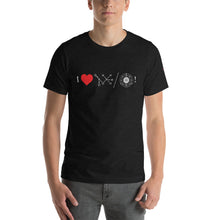 I love AN/AL Dark Short-Sleeve Unisex T-Shirt