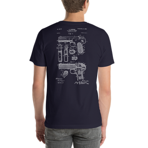 Browning 1899 Gas Operated Firearm Patent Dark T-Shirt