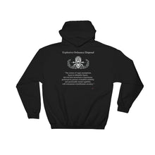 The Real Definition of EOD Dark Hooded Sweatshirt - Senior Badge