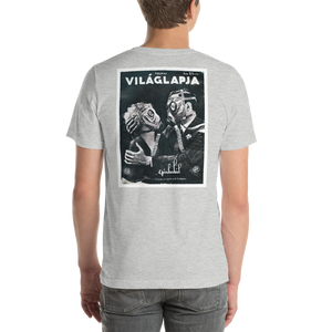 Vintage Poster of Couple in Gas Mask T-Shirt