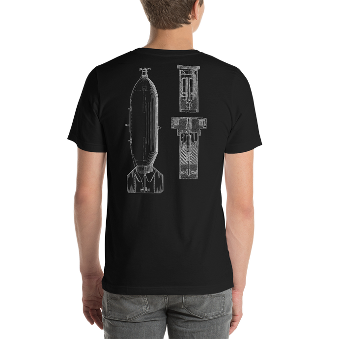 GP Old Style Bomb and Fuze Dark T-Shirt