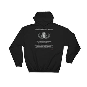 The Real Definition of EOD Dark Hooded Sweatshirt - Basic Badge