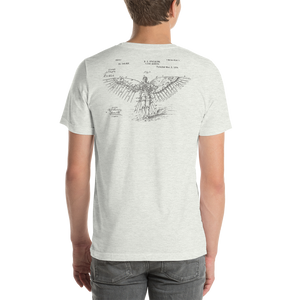 1889 Flying Machine Patent T-Shirt
