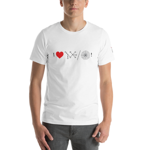 I love AN/AL Short-Sleeve Unisex T-Shirt